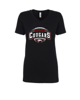Medical Lake Middle School Football Toss - Womens Vneck