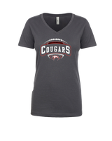 Medical Lake Middle School Football Toss - Womens Vneck