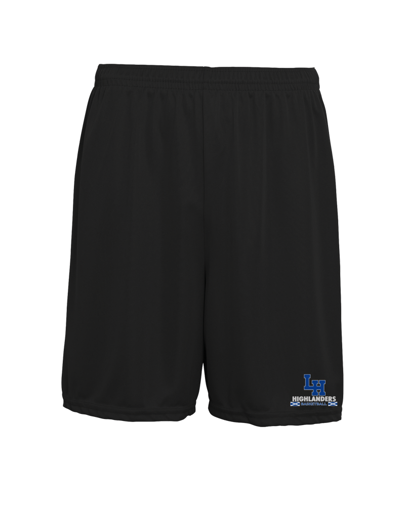 La Habra HS Basketball Stacked - 7" Training Shorts