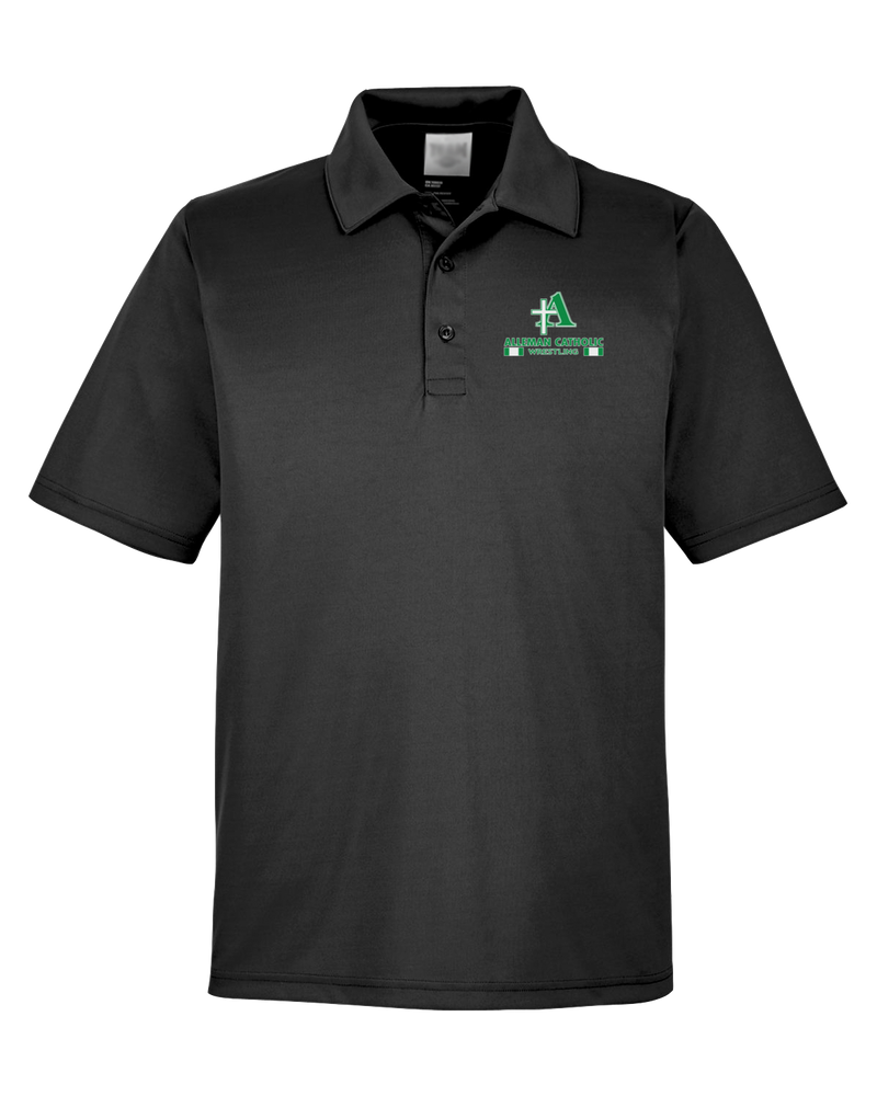 Alleman Catholic HS Wrestling Stacked - Men's Polo