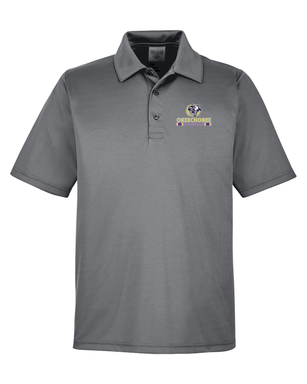 Okeechobee HS Girls Basketball Stacked - Men's Polo