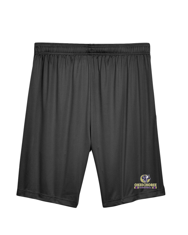 Okeechobee HS Girls Basketball Stacked - Training Short With Pocket