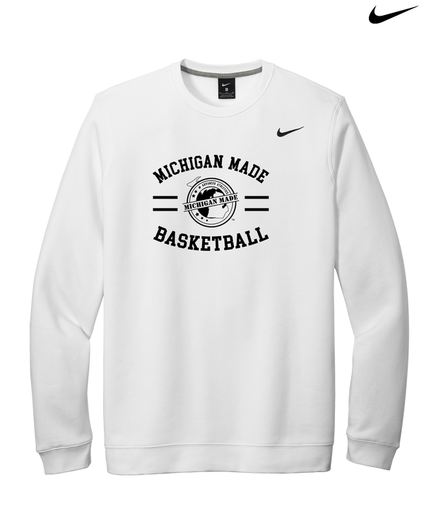 Michigan Made Advanced Athletics Basketball Curve - Crewneck Sweatshirt