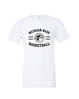 Michigan Made Advanced Athletics Basketball Curve - Mens Tri Blend Shirt