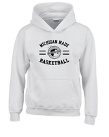 Michigan Made Advanced Athletics Basketball Curve - Cotton Hoodie