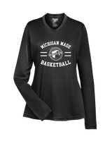 Michigan Made Advanced Athletics Basketball Curve - Womens Performance Long Sleeve