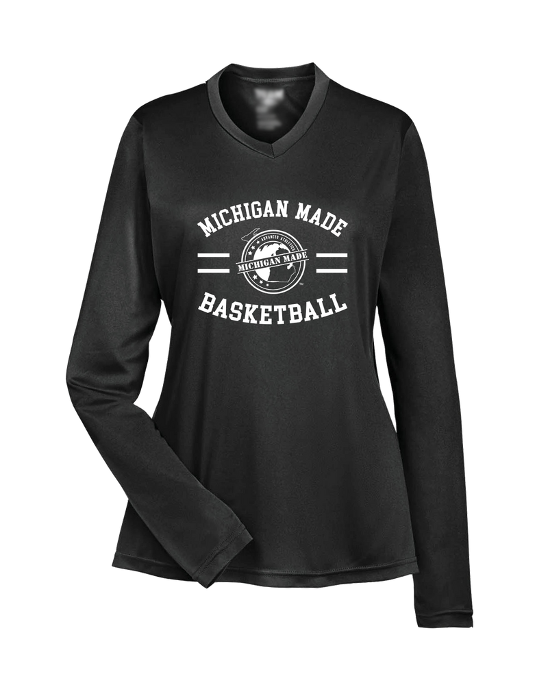 Michigan Made Advanced Athletics Basketball Curve - Womens Performance Long Sleeve