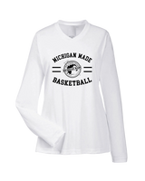Michigan Made Advanced Athletics Basketball Curve - Womens Performance Long Sleeve