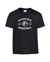 Michigan Made Advanced Athletics Basketball Curve - Youth T-Shirt