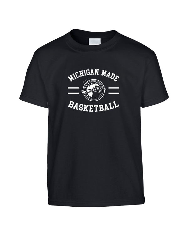 Michigan Made Advanced Athletics Basketball Curve - Youth T-Shirt