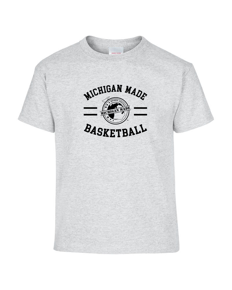 Michigan Made Advanced Athletics Basketball Curve - Youth T-Shirt