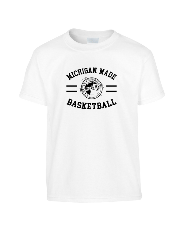 Michigan Made Advanced Athletics Basketball Curve - Youth T-Shirt