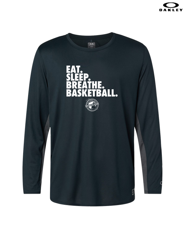 Michigan Made Advanced Athletics Basketball Eat Sleep - Oakley Hydrolix Long Sleeve
