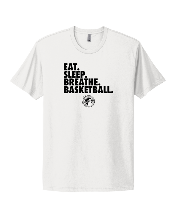 Michigan Made Advanced Athletics Basketball Eat Sleep - Select Cotton T-Shirt