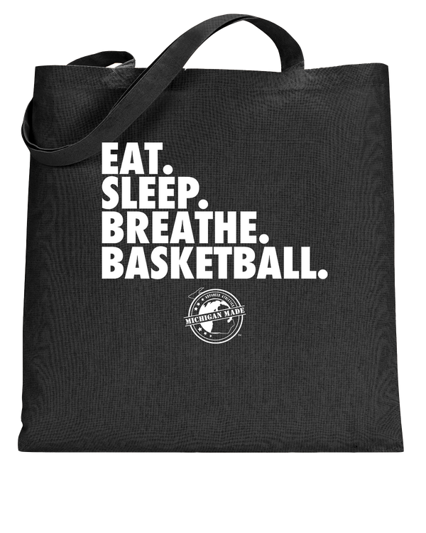 Michigan Made Advanced Athletics Basketball Eat Sleep - Tote Bag