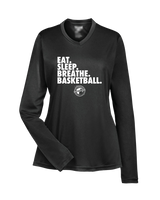 Michigan Made Advanced Athletics Basketball Eat Sleep - Womens Performance Long Sleeve