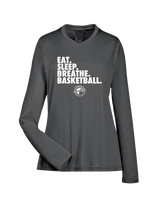 Michigan Made Advanced Athletics Basketball Eat Sleep - Womens Performance Long Sleeve