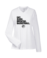 Michigan Made Advanced Athletics Basketball Eat Sleep - Womens Performance Long Sleeve