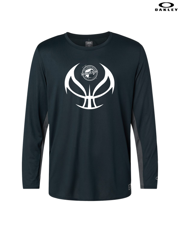 Michigan Made Advanced Athletics Basketball Full Ball - Oakley Hydrolix Long Sleeve