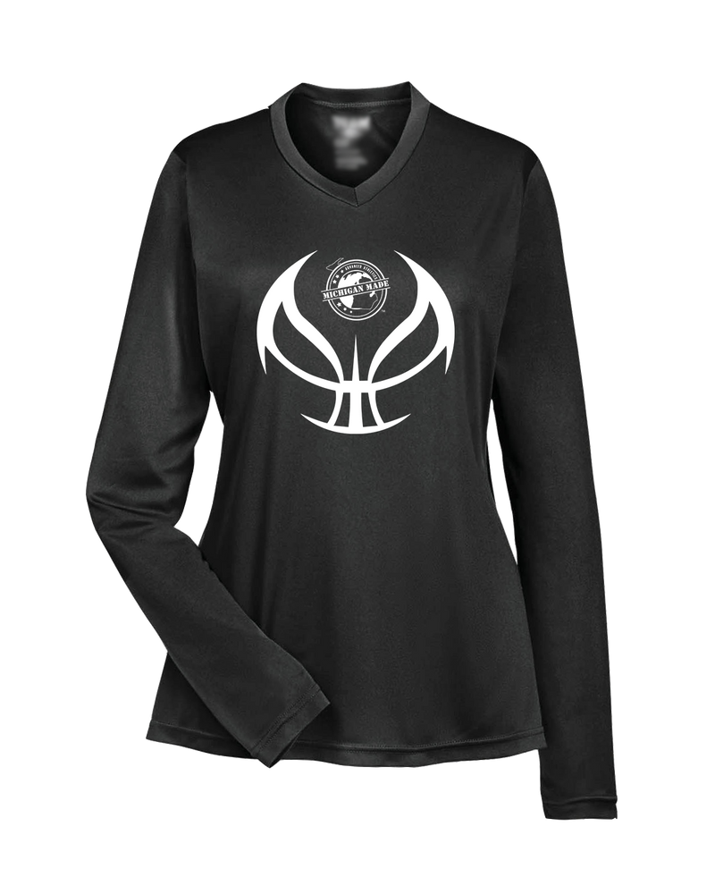 Michigan Made Advanced Athletics Basketball Full Ball - Womens Performance Long Sleeve