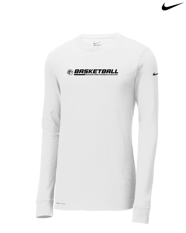 Michigan Made Advanced Athletics Basketball Switch - Nike Dri-Fit Poly Long Sleeve
