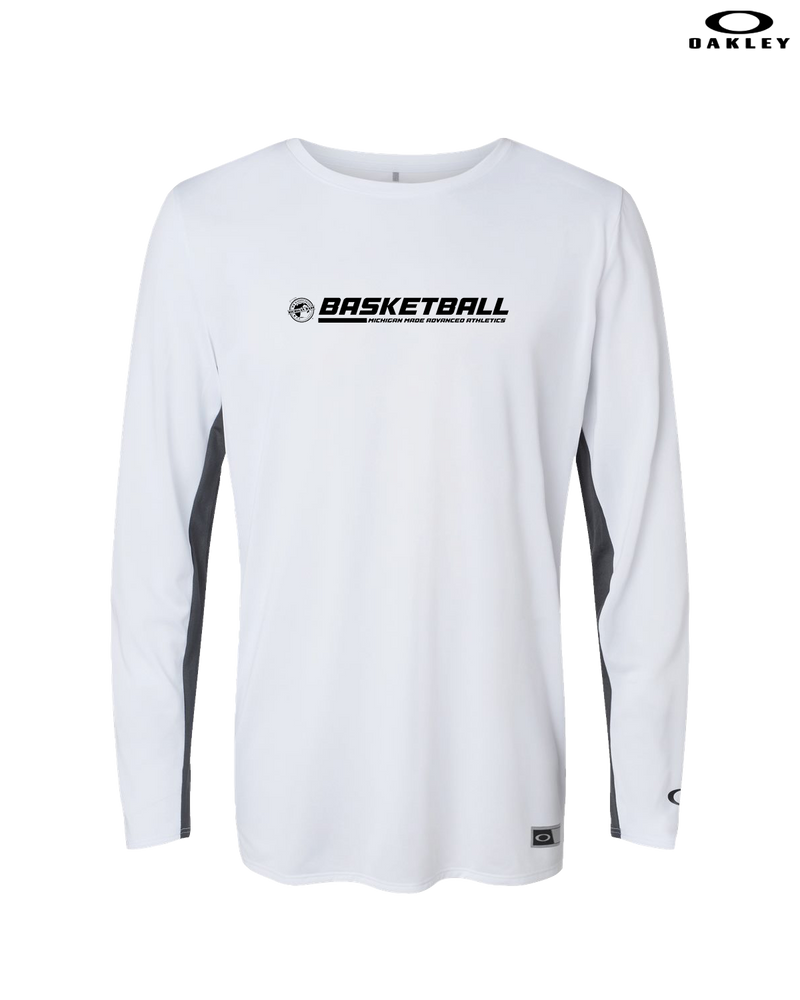 Michigan Made Advanced Athletics Basketball Switch - Oakley Hydrolix Long Sleeve