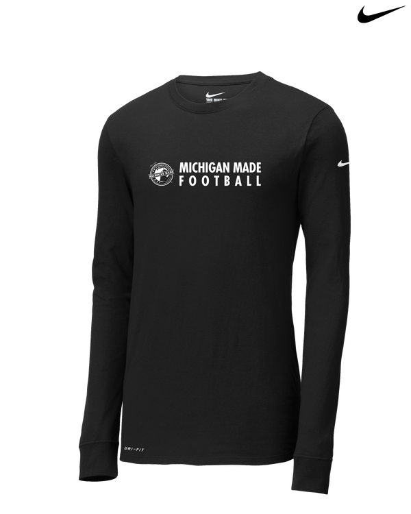 Michigan Made Advanced Athletics Football Basic - Nike Dri-Fit Poly Long Sleeve