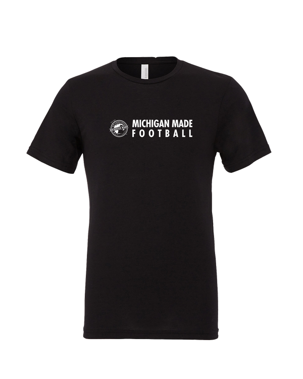 Michigan Made Advanced Athletics Football Basic - Mens Tri Blend Shirt