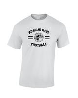 Michigan Made Advanced Athletics Football Curve - Basic Cotton T-Shirt