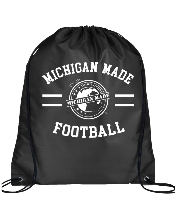 Michigan Made Advanced Athletics Football Curve - Drawstring Bag