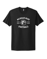Michigan Made Advanced Athletics Football Curve - Select Cotton T-Shirt