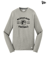Michigan Made Advanced Athletics Football Curve - New Era Long Sleeve Crew