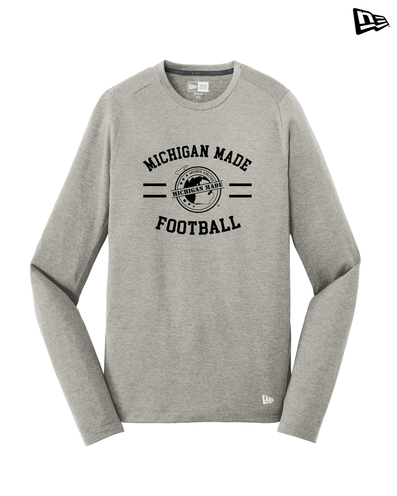 Michigan Made Advanced Athletics Football Curve - New Era Long Sleeve Crew