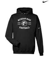 Michigan Made Advanced Athletics Football Curve - Nike Club Fleece Hoodie
