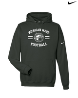 Michigan Made Advanced Athletics Football Curve - Nike Club Fleece Hoodie