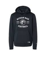 Michigan Made Advanced Athletics Football Curve - Oakley Hydrolix Hooded Sweatshirt