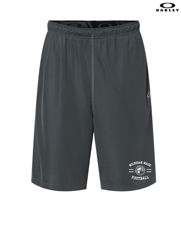 Michigan Made Advanced Athletics Football Curve - Oakley Hydrolix Shorts