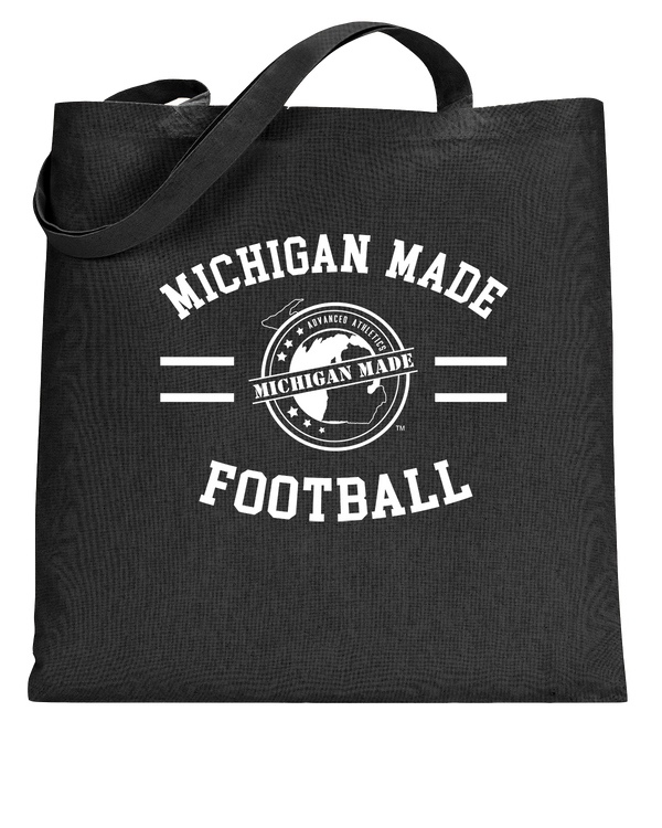 Michigan Made Advanced Athletics Football Curve - Tote Bag