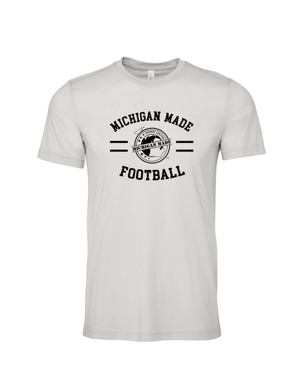 Michigan Made Advanced Athletics Football Curve - Mens Tri Blend Shirt