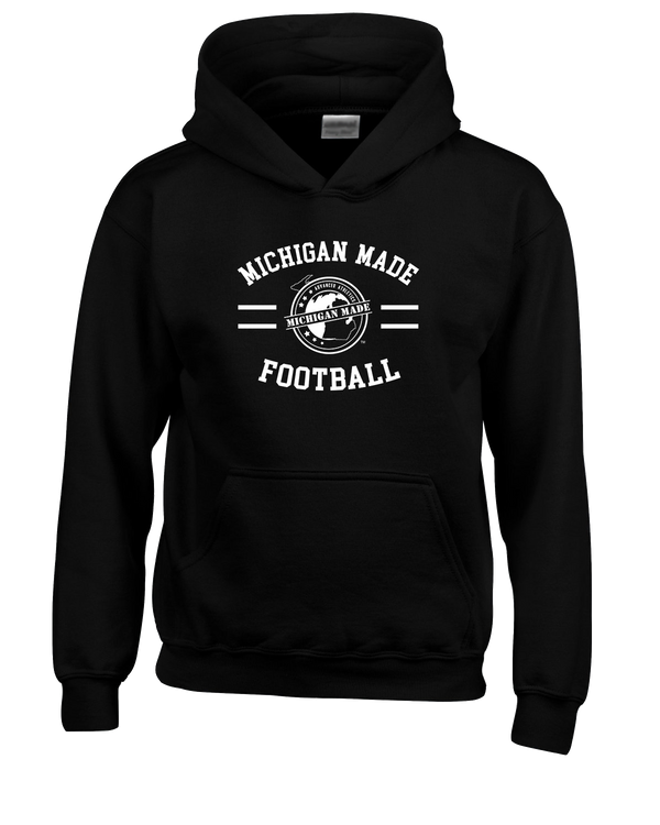 Michigan Made Advanced Athletics Football Curve - Cotton Hoodie
