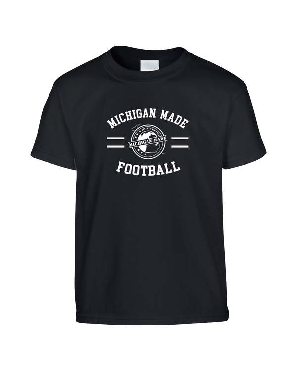 Michigan Made Advanced Athletics Football Curve - Youth T-Shirt