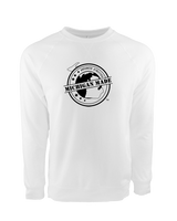 Michigan Made Advanced Athletics Football Logo - Crewneck Sweatshirt