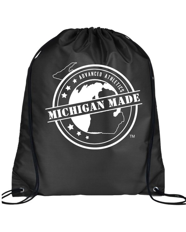 Michigan Made Advanced Athletics Football Logo - Drawstring Bag