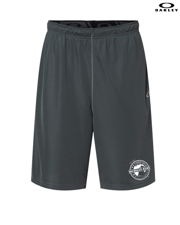 Michigan Made Advanced Athletics Football Logo - Oakley Hydrolix Shorts