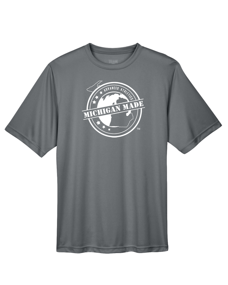 Michigan Made Advanced Athletics Football Logo - Performance T-Shirt