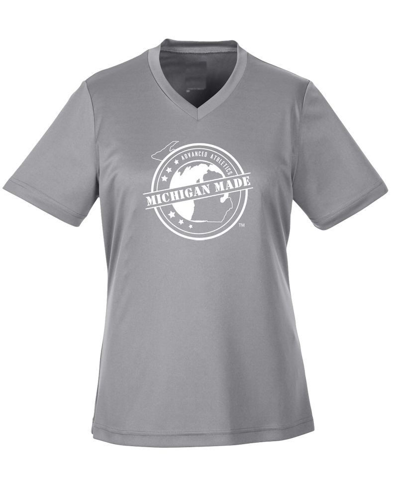 Michigan Made Advanced Athletics Football Logo - Womens Performance Shirt