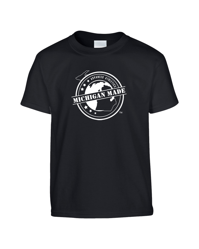 Michigan Made Advanced Athletics Football Logo - Youth T-Shirt