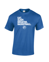 Michigan Made Advanced Athletics Basketball Eat Sleep - Basic Cotton T-Shirt