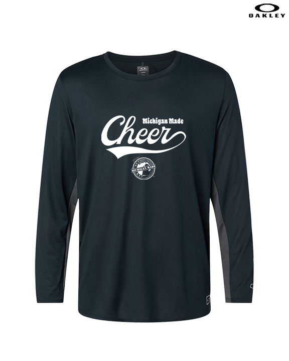 Michigan Made Advanced Athletics Cheer Banner - Oakley Hydrolix Long Sleeve