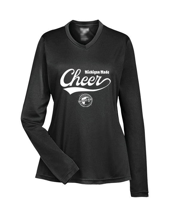 Michigan Made Advanced Athletics Cheer Banner - Womens Performance Long Sleeve